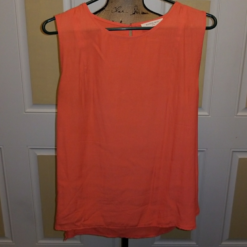 NWOT coral top